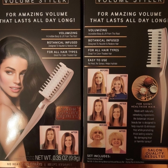 Stunning Volume Styler Hair Volumizing Brush, All Day Lift, AS SEEN ON TV - Picture 5 of 5